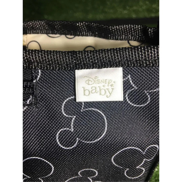 Disney Mickey Mouse baby stroller bag organize black/white baby toddler - Picture 2 of 9